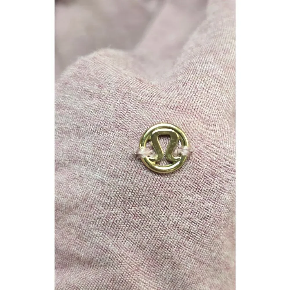 Lululemon Coast Wrap‎ Jacket Size 8 Chalky Rose Funnel Neck Cacoon Wrap Casual